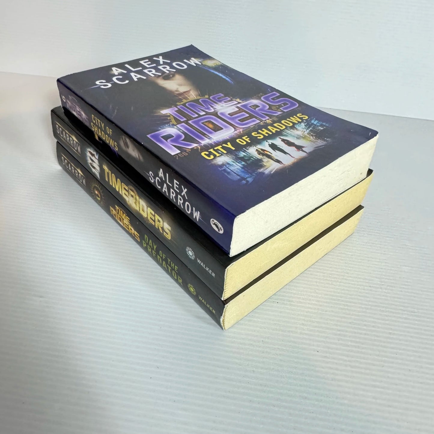 Time Riders - Alex Scarrow Book Bundle x 3 Time Riders, City of Shadows, and Day of the Predator
