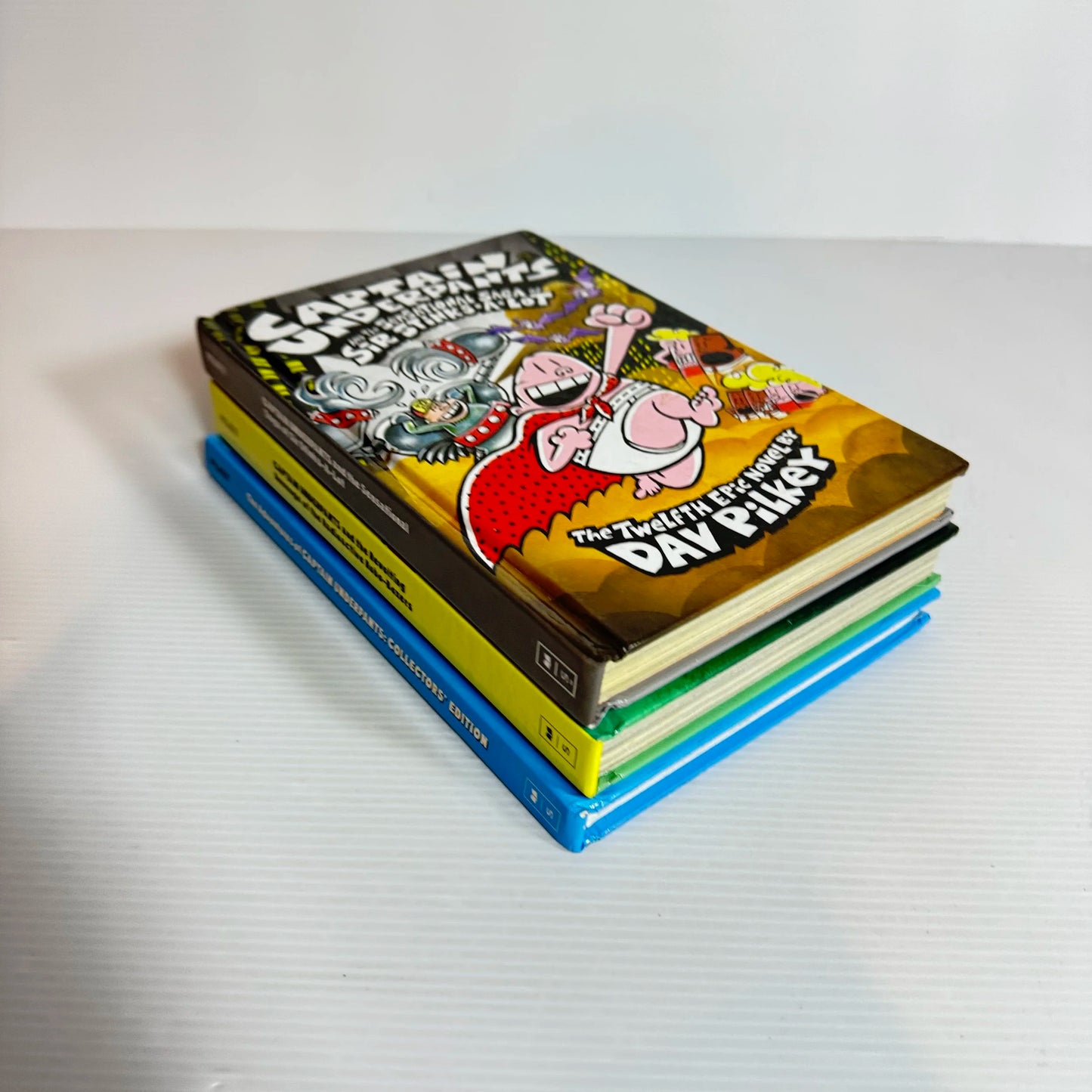 Captain Underpants Book Bundle x 3 by Dav Pilkey Hardcover