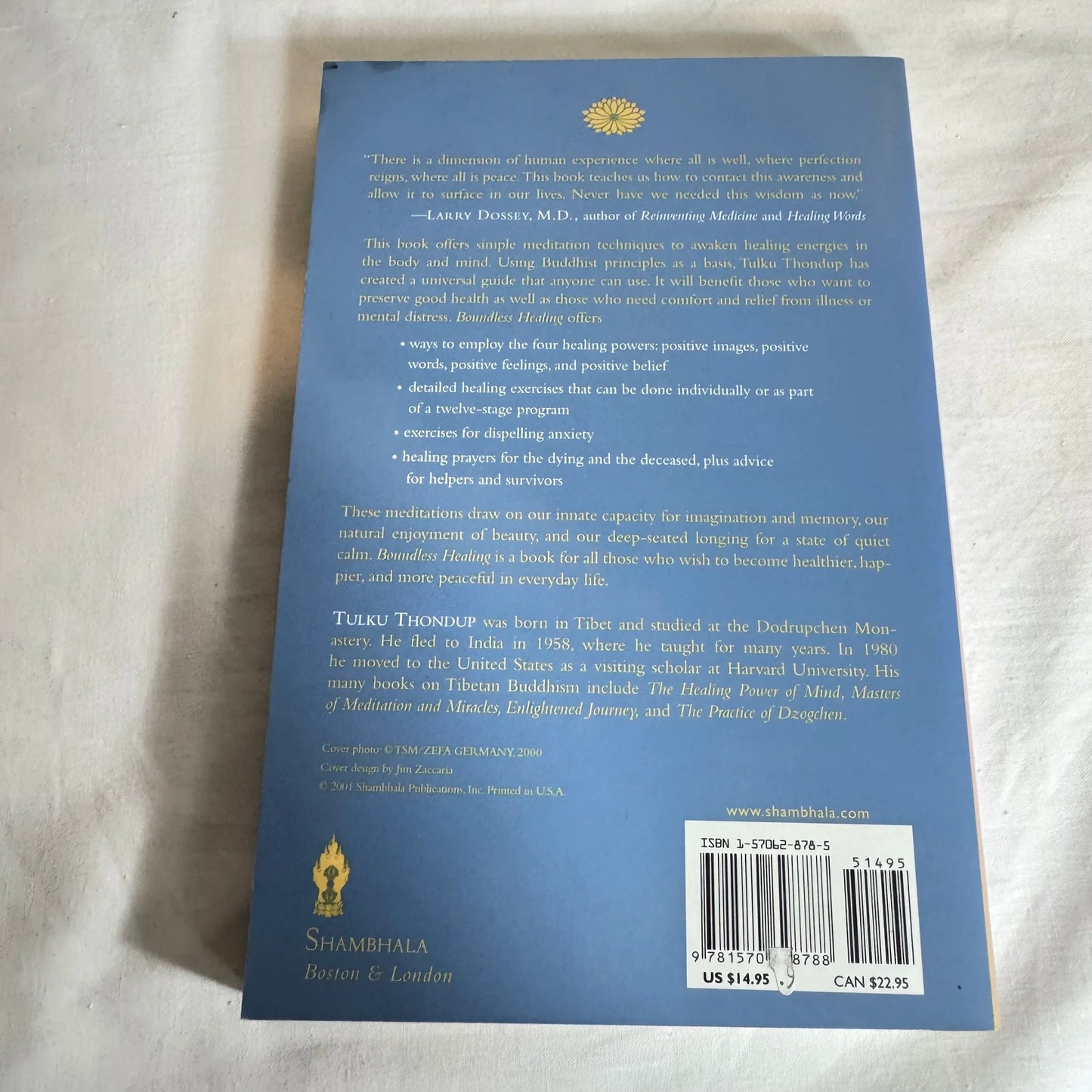 Boundless Healing : Meditation Exercises - Tulku Thondup