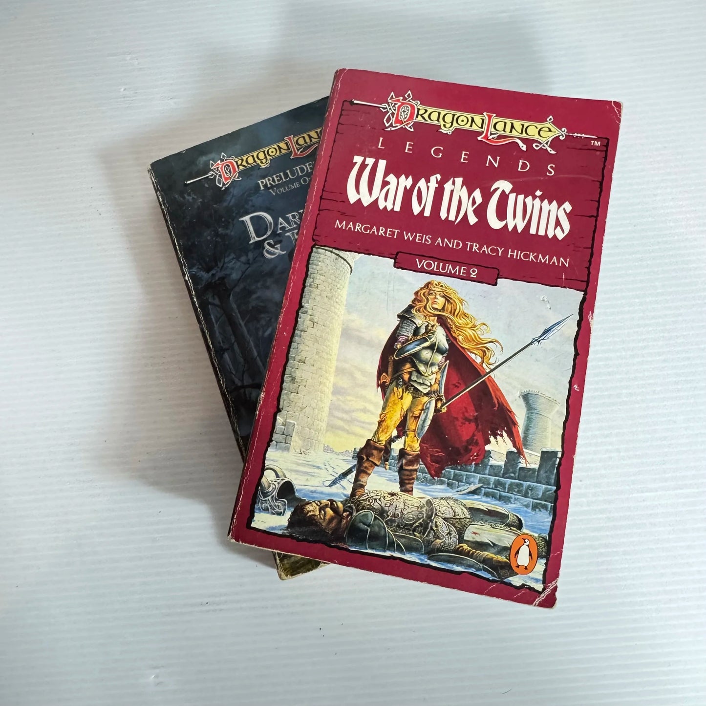 Fantasy Book Bundle x 2 - Dragon Lance Saga (Vintage 1988/89)