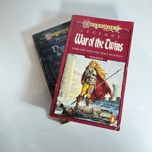 Fantasy Book Bundle x 2 - Dragon Lance Saga (Vintage 1988/89)