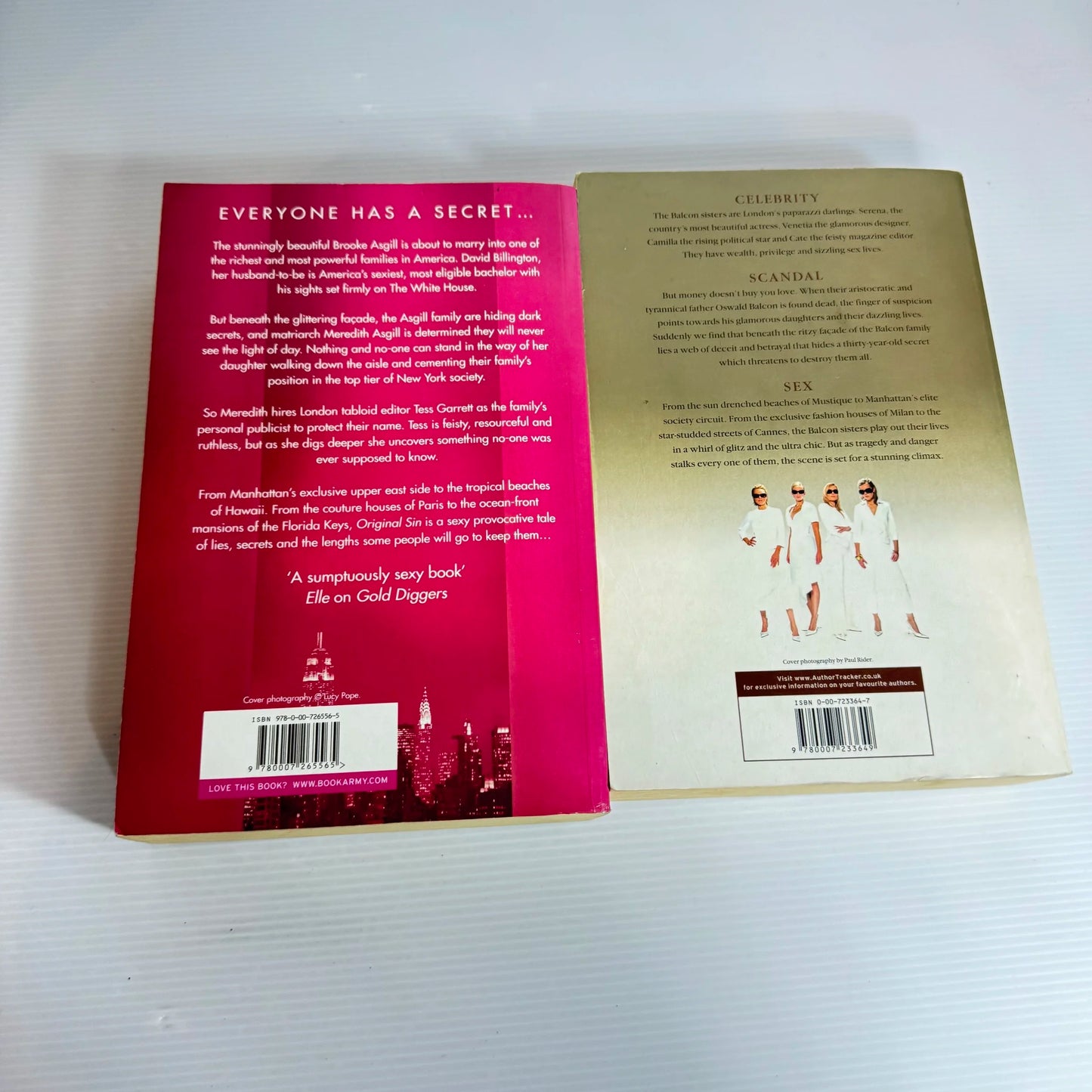 Tasmina Perry Book Bundle x 2 - Original Sin & Daddy's Girls