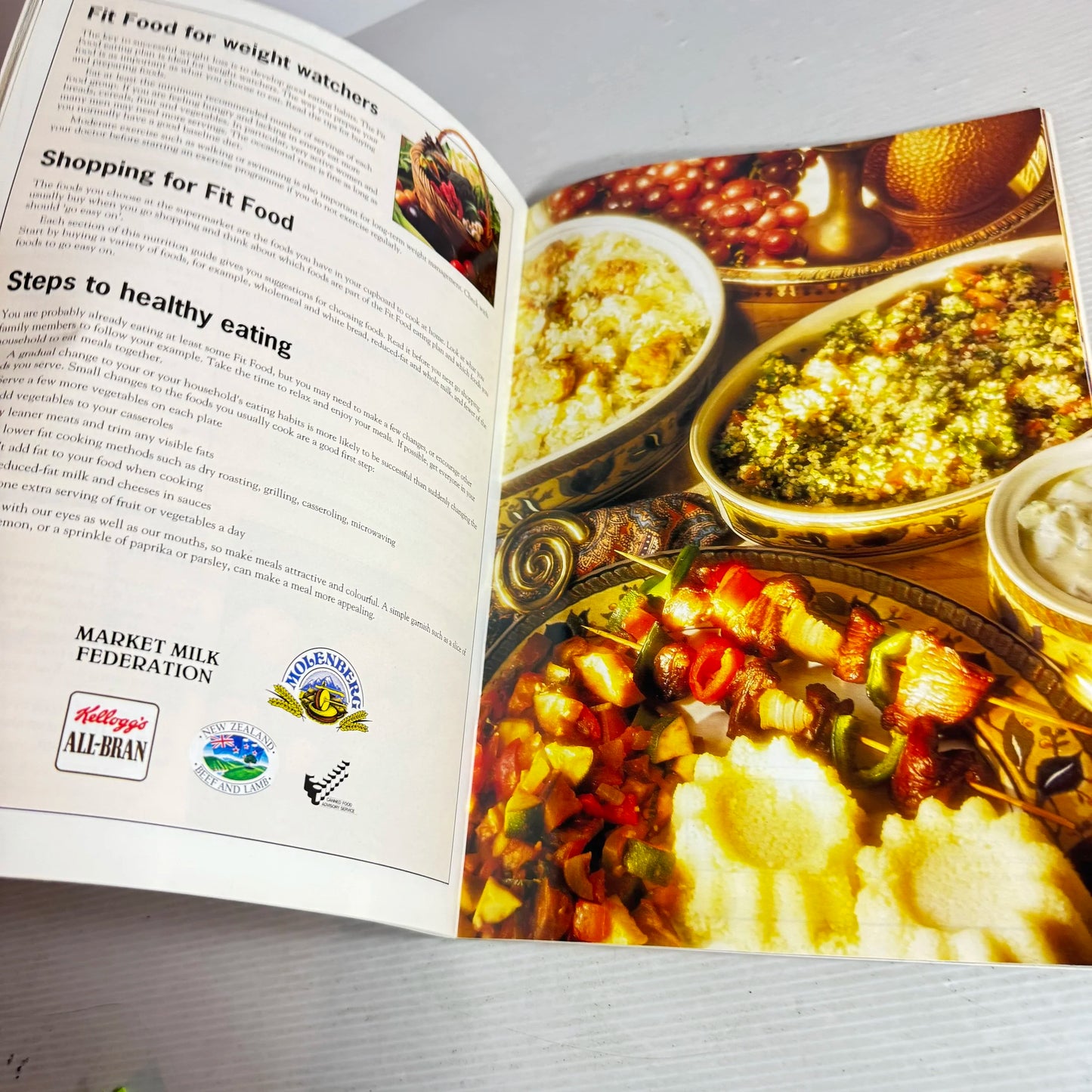 Fit Food Harvest Cookbook - Bread, Pasta and Rice Recipes (Vintage 1994)