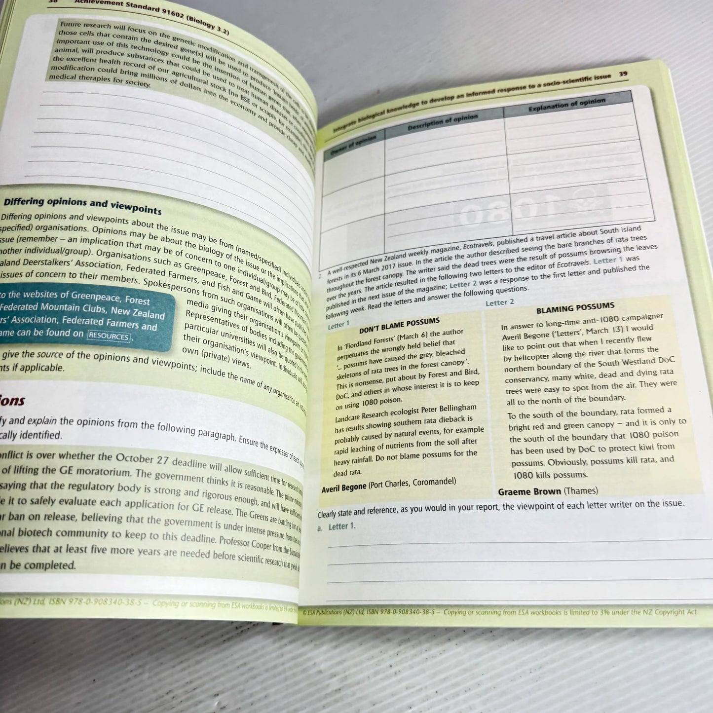 Learning Workbook Level 3 Biology Internals - Anna Roberts