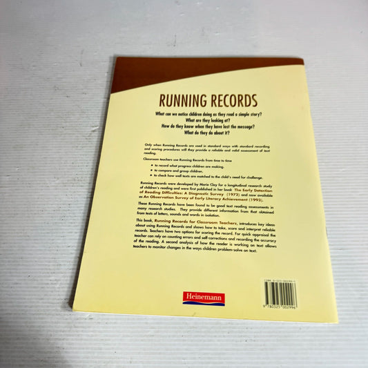 Running Records For Classroom Teachers - Marie M. Clay