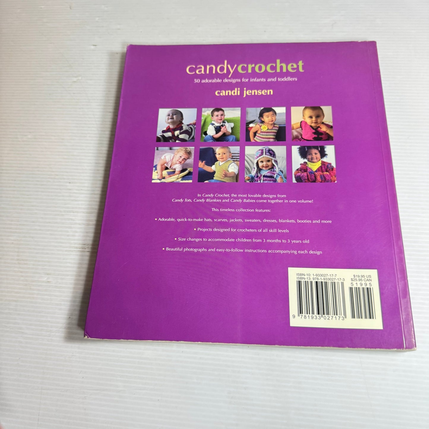 Candy Crochet : 50 Adorable Designs for Infants and Toddlers - Candi Jensen