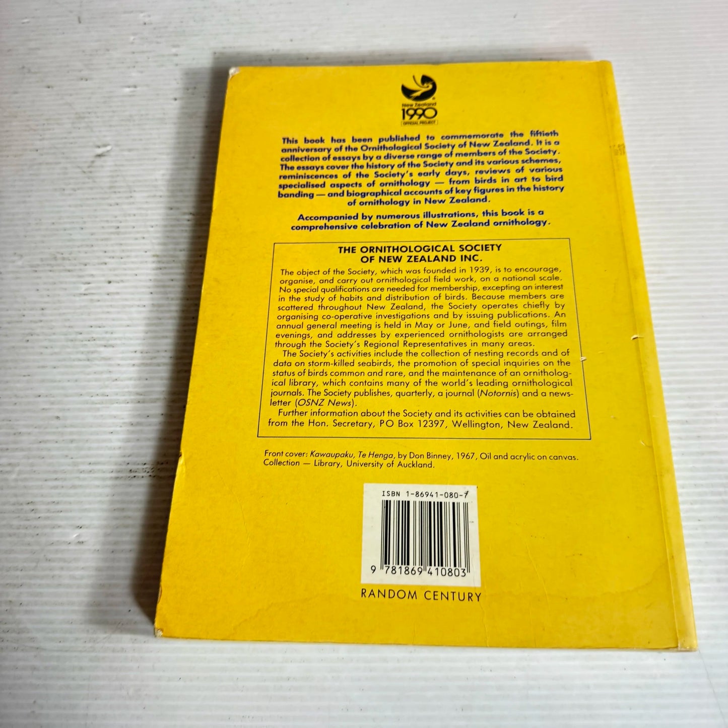 A Flying Start : Commemorating Fifty Years of the Ornithological Society of New Zealand 1940-1990 - B. J. Gill & B. D. Heather