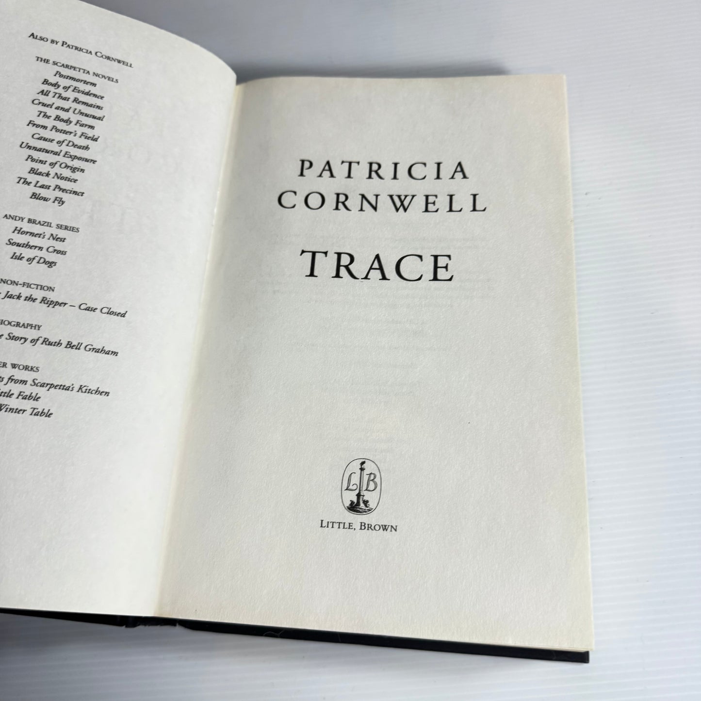 Trace - Patricia Cornwell