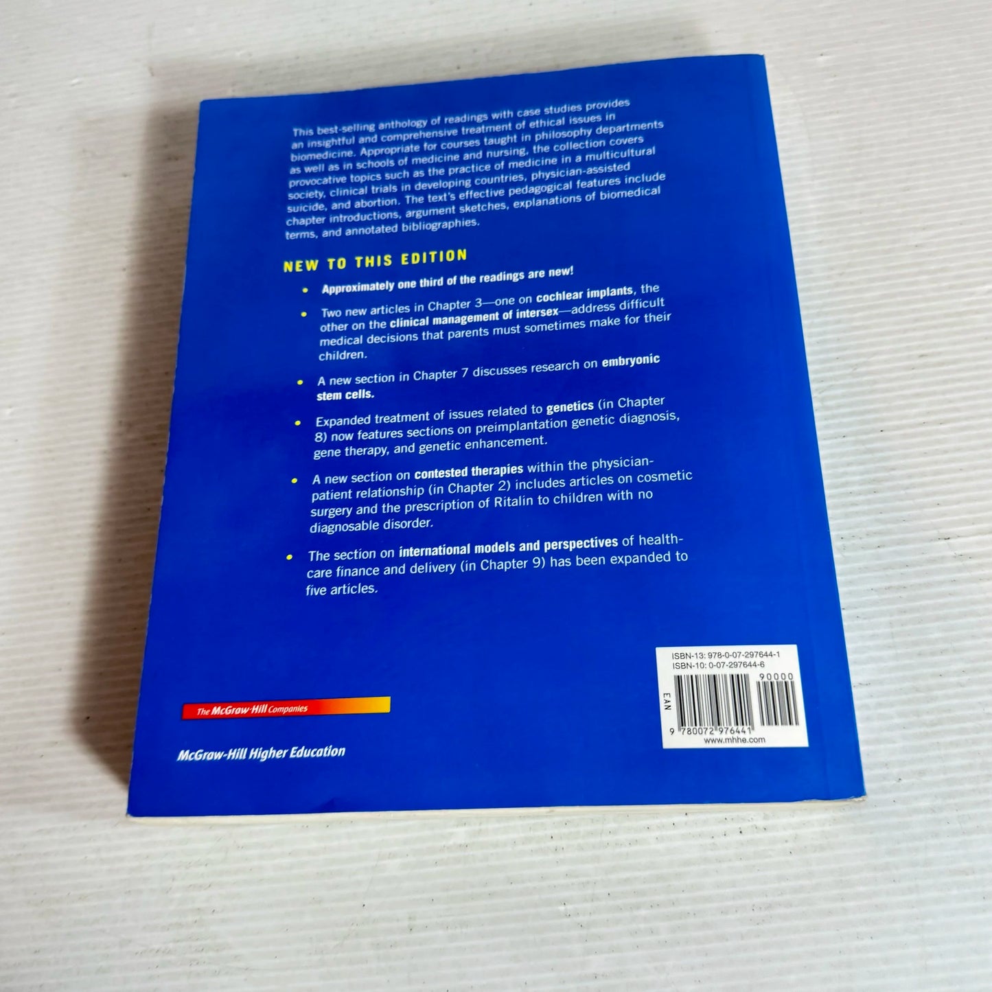 Biomedical Ethics (6th Ed.) - Thomas A. Mappes And David Degrazia (6th Edition)