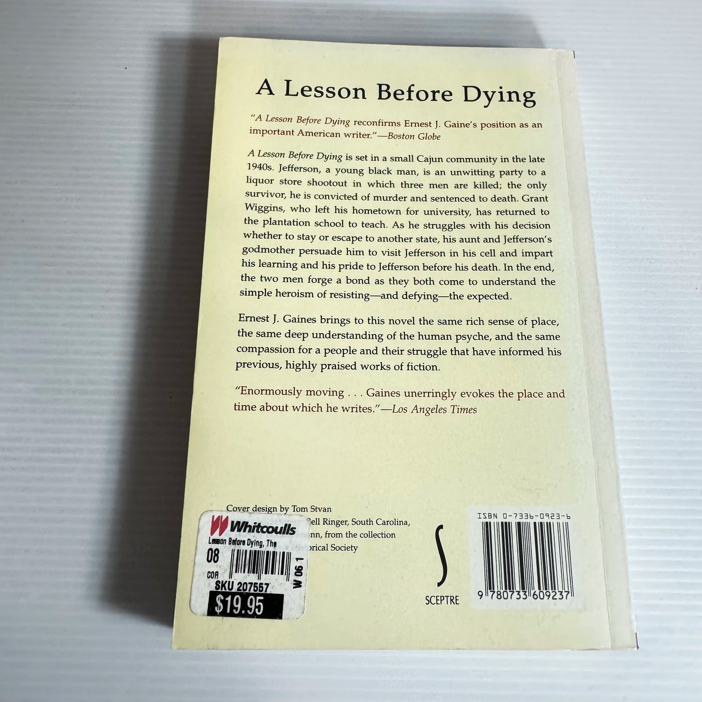 A Lesson Before Dying - Ernest J. Gaines