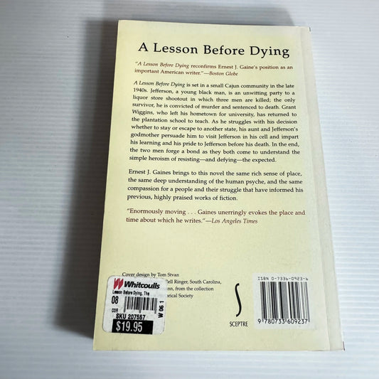 A Lesson Before Dying - Ernest J. Gaines