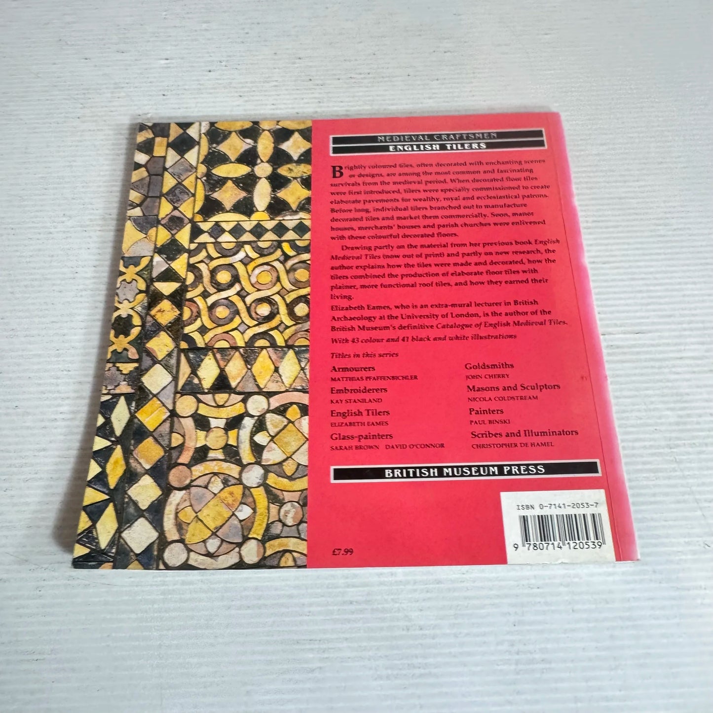 Medieval Craftsmen : English Tilers - Elizabeth Eames