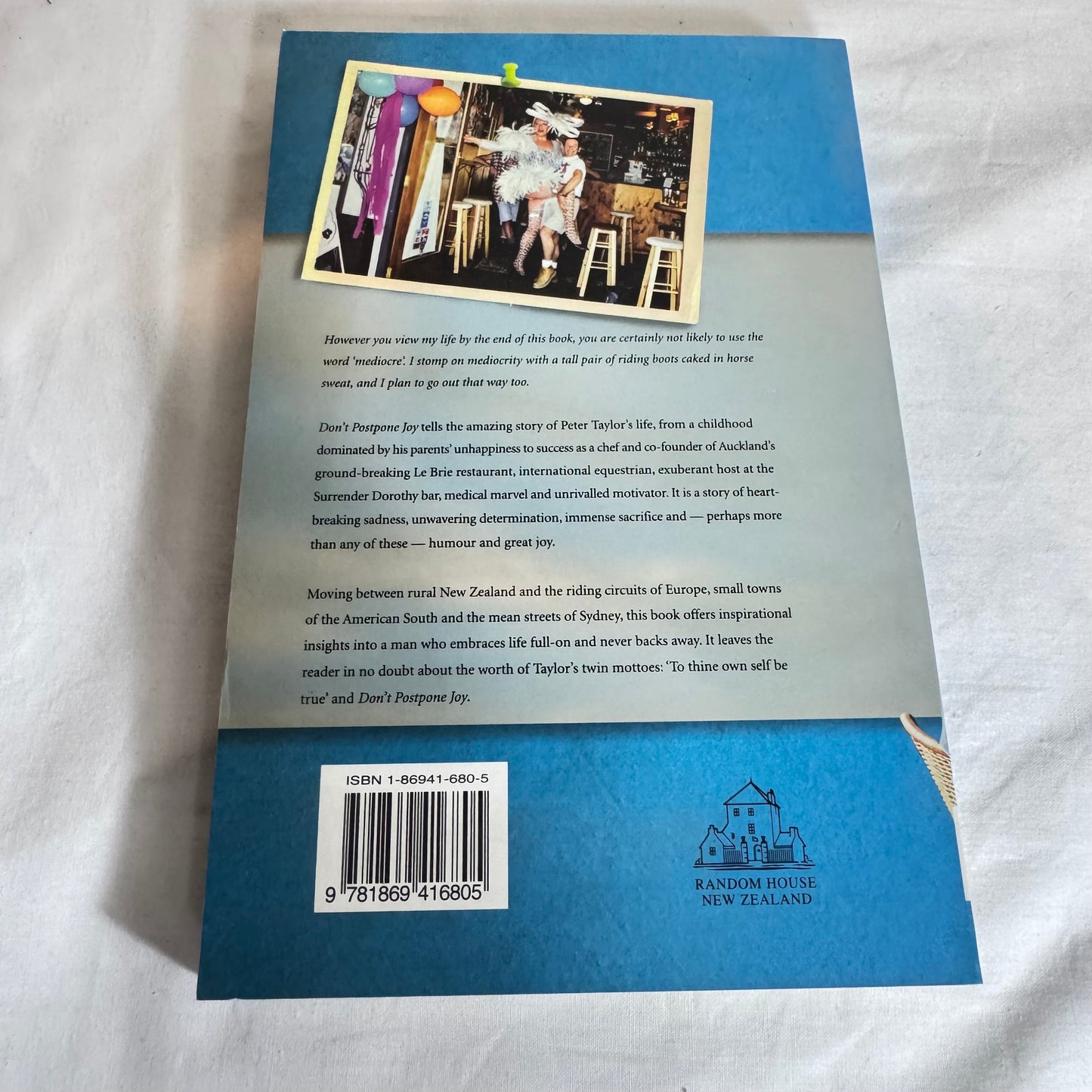 Don't Postpone Joy : A Life of Purpose & Passion - Peter Taylor