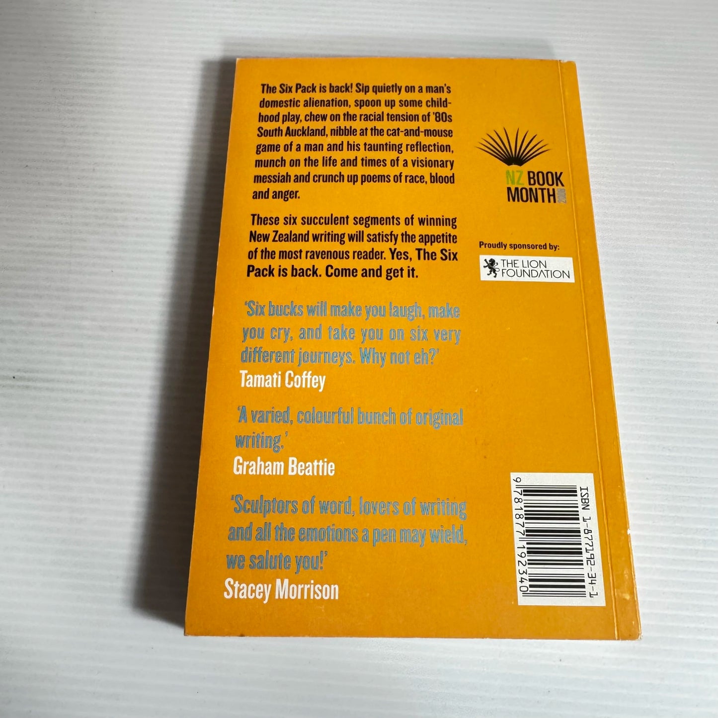 The Six Pack Three : Winning Writing From New Zealand Book Month 2008