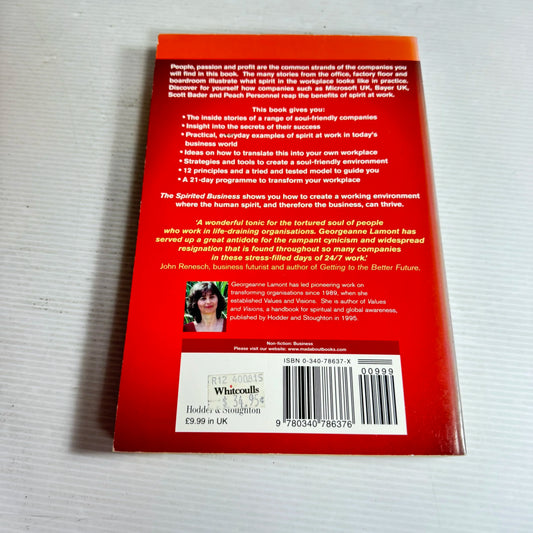 The Spirited Business : Success Stories Of Soul-Friendly Companies - Georgeanne Lamont