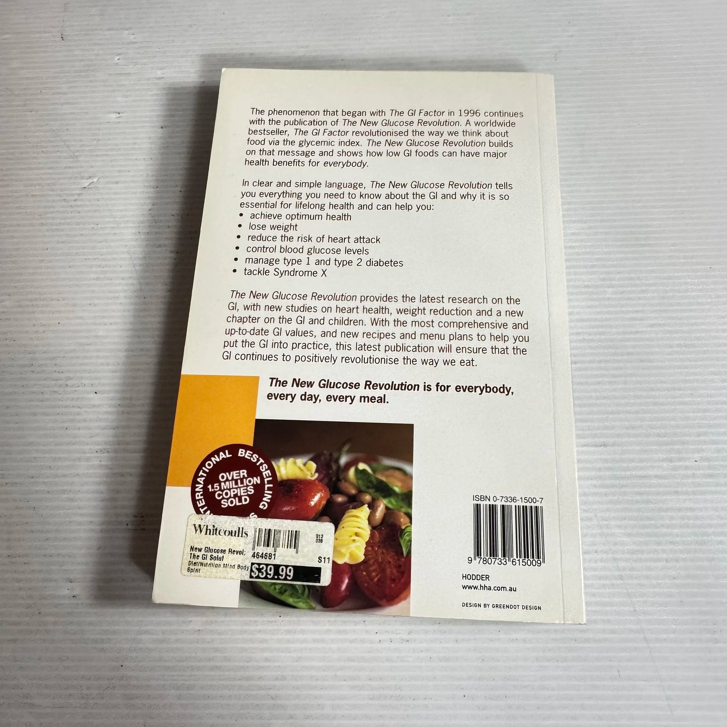 The New Glucose Revolution: Achieve Weight Loss, Blood Glucose Control And Lifelong Health With GI