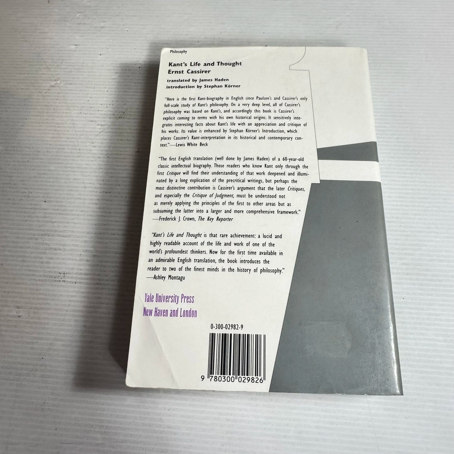 Kant's Life And Thoughts - Ernst Cassirer