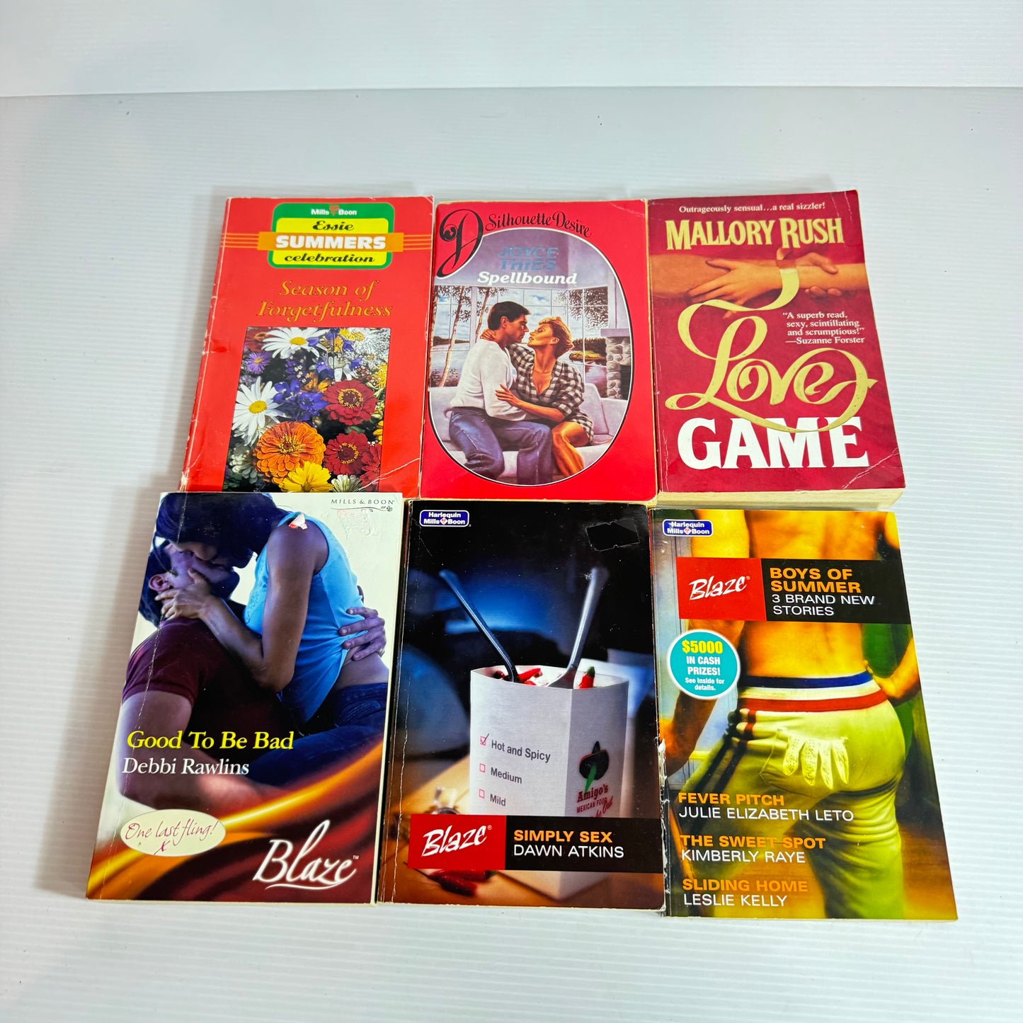 Mills & Boon Mixed Themed Blaze/Spellbound 6 x Books (2391)