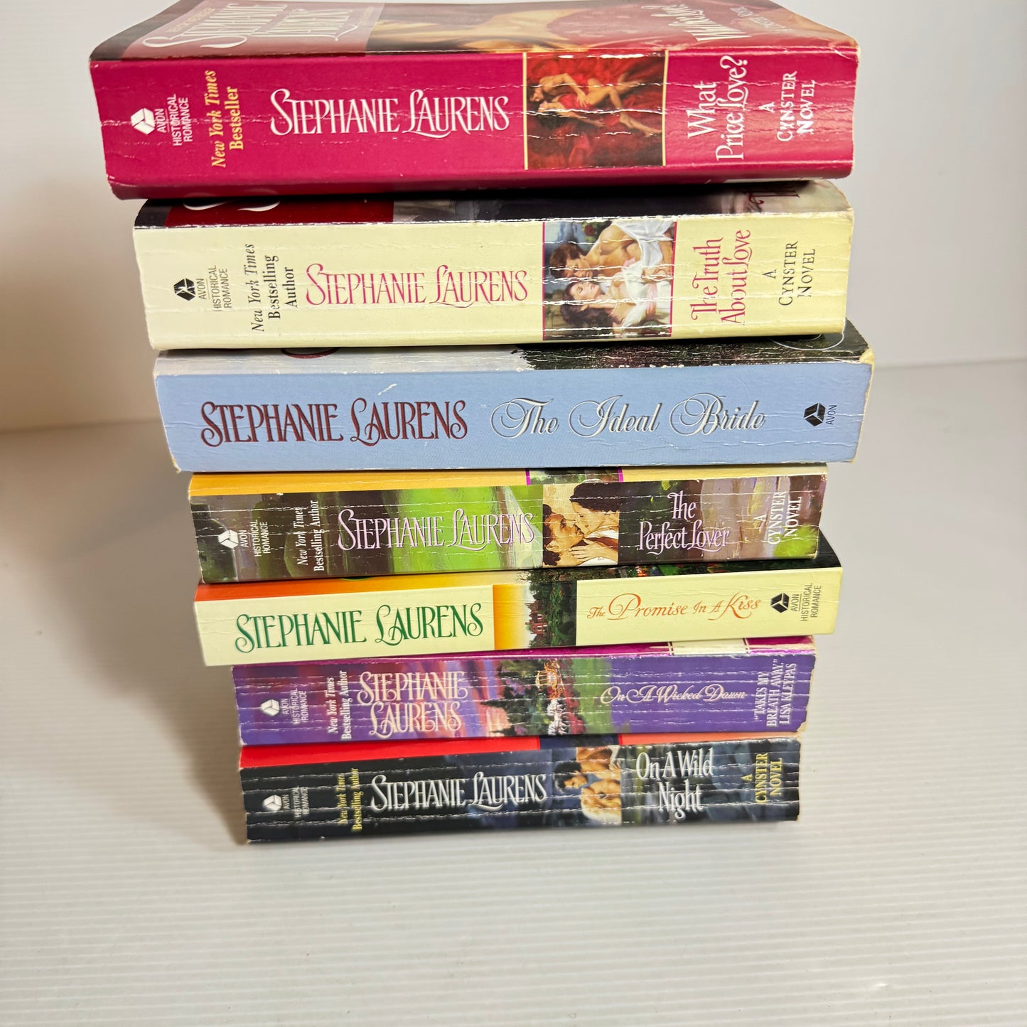 Stephanie Laurens Romance Cynster Novel Book Bundle x 7 Books (2385)