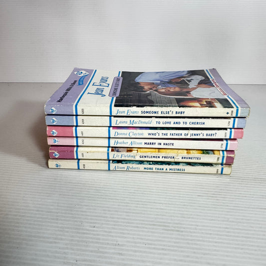 Harlequin Mills & Boon Sweet Romance Book Bundle x 6 Books (2425)
