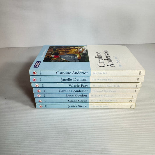 Mills & Boon Sweet Romance Book Bundle x 7 Books (2418)